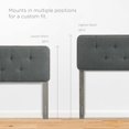 thumbnail image 4 of Modway Bridgette King Wood Platform Bed With Splayed Legs in Gray Charcoal, 4 of 11