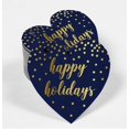 thumbnail image 2 of Inkdotpot Real Gold Foil Happy Holiday Tag Favor Hang Paper Tag 100 Pieces, 2 of 6