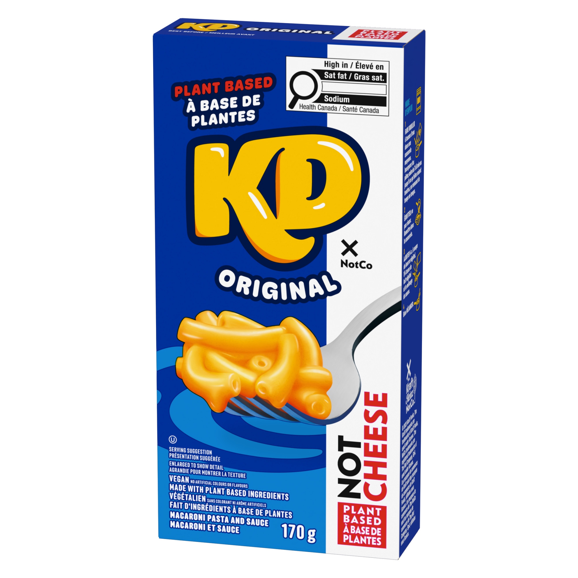 KD NotCo Original Flavour Plant Based Macaroni Pasta and Sauce