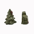 thumbnail image 4 of Holiday Time Cranberry Spice Collection Stoneware Tree& Leaf Salt and Pepper Shaker, 4 of 7