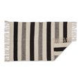 thumbnail image 2 of Design Imports CAMZ12633 Tapis Tissé à la Main 2 x 3 Pi. , Rayures Noires Combo, 2 of 3