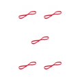 thumbnail image 1 of QualitChoice Serre-Tête Extensible Bandeau de Sport Réglable Style Simple Élastique Accessoires de Coiffure Femmes Hommes pour Yoga Gym Rouge 5Ensemble, 1 of 6