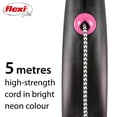 thumbnail image 3 of Flexi FUN Dots Small Retractable Dog Leash, Pink, 5m/16ft, 3 of 9