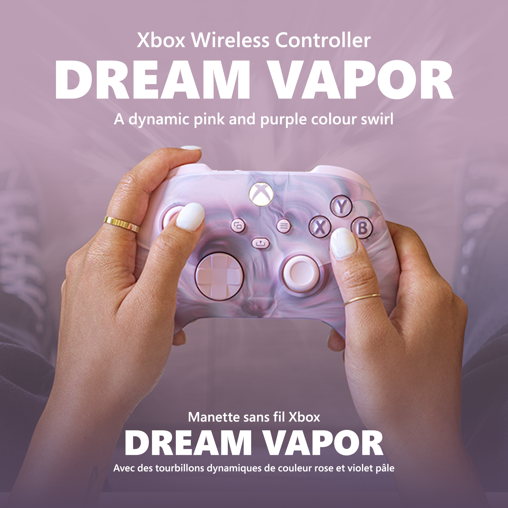 Manette sans fil Xbox – Édition Spéciale Dream Vapor pour Xbox Series X|S, Xbox One, et appareils Windows
