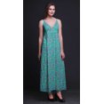 thumbnail image 3 of Bimba Robe Longue Chic à Imprimé Floral pour Femme, Style Bohème, Maxi d'Été, Tenue de Plage - X-Grand, 3 of 6