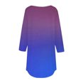 thumbnail image 4 of Birdeem Womens Fashion 3/4 Sleeve Round Neck Loose Tops Blouse, 4 of 9