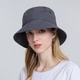 thumbnail image 2 of Women Sun Hat Wide Brim Protection Beach Hat Adjustable Bucket Hat Summer Hats, 2 of 4