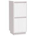 thumbnail image 2 of vidaXL Buffets 2 pcs Blanc 31.5x34x75 cm Pin Massif, 2 of 5