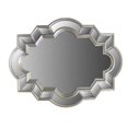 thumbnail image 1 of Benzara ETD-EN112839 Miroir Design avec Cadre en Polystone&44; Argent, 1 of 1