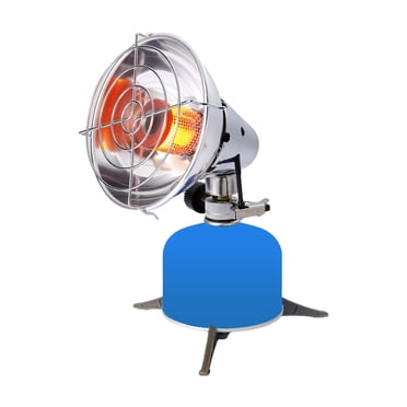 Chauffage Extérieur Portable, Chauffage au Gaz de camping, Chauffage d'Appoint pour Tente Extérieure, mini Chauffage pour la Randonnée et la Pêche (Sans Réservoir d'Air), Allumage Électronique