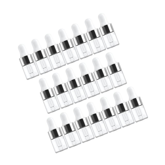 20 x Empty Essential Oil Home Office Bottles Refillable Pocket Size for Travel Salon 2ML