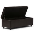 thumbnail image 3 of WyndenHall Franklin Large Rectangular Storage Ottoman, 3 of 8
