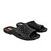 thumbnail image 3 of OKABASHI Men's Torino Slides (Black, XL)| Basket-Woven, Open-Toe Design | Nice Men's Slides w/Arch Support, 3 of 4