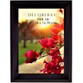 thumbnail image 1 of Decorebay Home Solid Wood Single Photo Display Picture Frames - Black Brown, 1 of 3