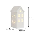 thumbnail image 3 of Christmas Village Houses Christmas Miniature Porcelain Village Tabletop Figurine Led Porcelain House Village House for Xmas Figurine Village Christmas Village Lights, 3 of 8