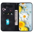 thumbnail image 4 of Compatible with Samsung Galaxy A02 Embossed Lily Wallet Case with Card Holder PU Leather Flip Cover, 4 of 5