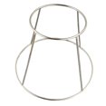 thumbnail image 3 of Seafood Tray Rack Snack Food Platter Stand Round Stainless Steel Multifunctional Durable Storage Stand for Coffee Store, Seafood Restaurant 27x20x15cm, 3 of 8