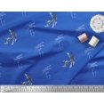 thumbnail image 2 of Soimoi polyester Crepe Fabric Dragonfly & Texture Print Sewing Fabric Yard 42 Inch Wide, 2 of 3