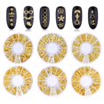 thumbnail image 3 of 3D Rivet Métal Métal Coeur Lune Étoile Clou Conseils Décorations Manucure Outils, 3 of 9