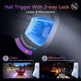 thumbnail image 3 of Refurbished EasySMX X20 Wireless Gaming Controller, Hall Effect Joysticks and Triggers, RGB Backlit, Custom Back Buttons, Black, 3 of 4