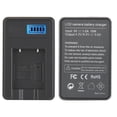 thumbnail image 1 of Chargeur de Batterie Portable, Multiples Protections Poids Léger Li-40B Batterie d'Appareil Photo Chargeur Simple pour Batterie NP-45 pour Batterie Li-40B, 1 of 8