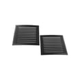 thumbnail image 2 of LEFU for Stainless Steel Louver Vent Grille Cover with Insect Screen for Ceiling and Side Wall, Square HVAC Ventilation Outlet, Easy Installation, 25 x 25 cm, Black, 2 of 10