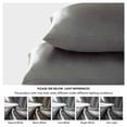 thumbnail image 4 of WIFKLSIIPG 2PCS Standard Size (20x26 inches) Satin Pillow Covers with Envelope Closure, 4 of 9
