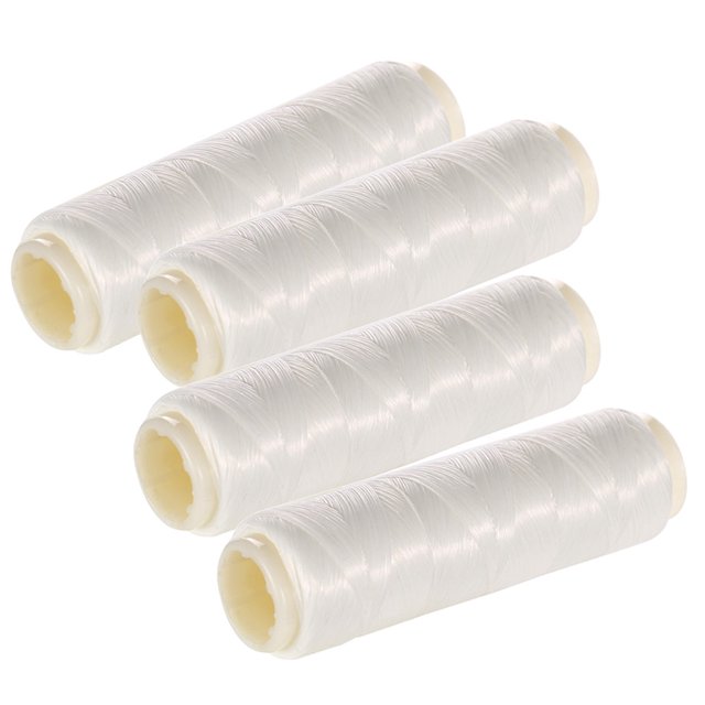Graflsoa 4-Piece Elastic Fishing Line Set for Anglers - Various Sizes (1# to 7#) - Durable & Lightweight Bait Thread Accessories