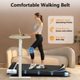 thumbnail image 4 of Toytexx Under Desk Walking Pad Treadmill with Manual Incline, 2.5 HP Motor, Remote Control, LED Display, 0.6–3.8 MPH, 265 lb Capacity, 4 of 8