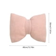 thumbnail image 3 of Dvkptbk Cotton Bow Pillows and Linen Pillow Solid Color Sofa Pillow Cushion Two Purpose Bow Pillow Lumbar Pillow 16X12 Inches Motheres Day Gift Pillow Bedding, 3 of 6