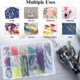 thumbnail image 3 of Estbridg Plastic Organizer Bead Storage Box with Compartments Containers with Movable Dividers for Small Earring Jewelry Craft Sewing Supplies  36 Grid  1 Pack, 3 of 7