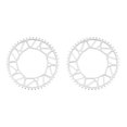 thumbnail image 3 of Ruiboury Lightweight And Easy To Install - Smooth Operation Chain Ring For Bicycles Bicycles Crank Bike Chain 50T silver 2Set, 3 of 6