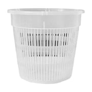 Orchid Pots with Holes for Repotting, 5 Pack 4 Inch Clear Plant Pots with Drainage Indoor Outdoor, Plastic Flower Plant Pot Indoor Outdoor, Slotted Orchids Planter