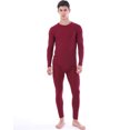 thumbnail image 1 of LANBAOSI Men Thermal Underwear Set Winter Top & Bottom Ultra Soft Male Long John Set Size Large, 1 of 5
