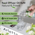thumbnail image 4 of SCENTORINI Reed Diffuser Refill, 200ml/6.8 fl oz, Jasmine Scented Essential Oil for Home, 4 of 6