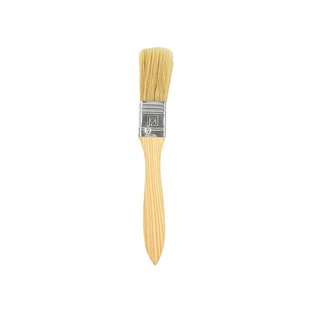 Professional Paint Brush Set - 1/1.5/2 Inch Wooden Handle Brushes For Wall Painting, Trim Work & Home Improvement Projects