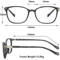 thumbnail image 4 of LifeArt Blue Light Blocking Computer Reading Glasses with Transparent Lens for Women/Men, 4 of 9