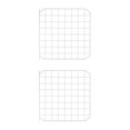 thumbnail image 2 of kurtrusly Portable Pet Playpen Panel Cage Fence Metal Wire Guinea pig door white 2Set, 2 of 6