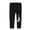 Black, variant on Fleece Lined Leggings Girls Winter Baby Kids Girls Cat Print Thick Lined Warmth Fleece Long Pants Leggings