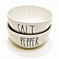 thumbnail image 3 of Rae Dunn By Magenta SALT & PEPPER Ceramic 2 Piece Set Mini Seasoning Bowls Large Letter LL, 3 of 3