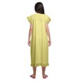 thumbnail image 3 of Moomaya Robe de Nuit d'Allaitement à Col Rond Uni pour Femmes en Coton, 3 of 6