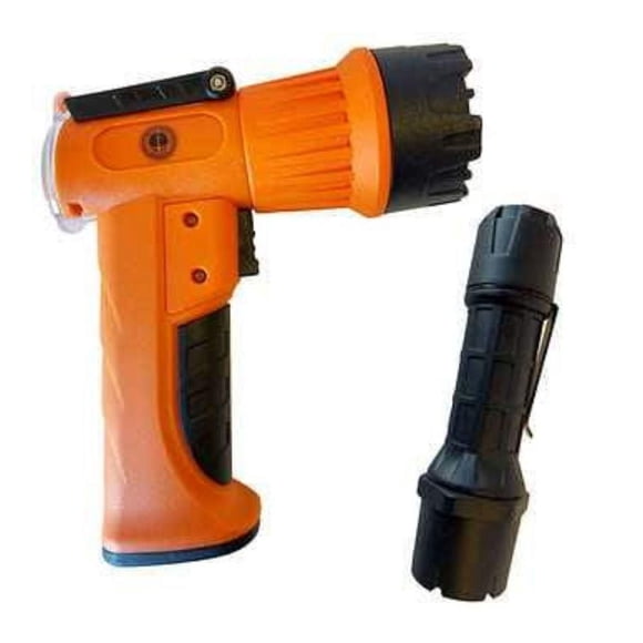 Rechargeable 800 Lumen LED Mini Spotlight & Battery Operated Flashlight - Versatile, Rechargeable, and Water-Resistant Light Source for Indoor & Outdoor Use (1 AA Battery Included)