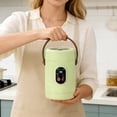 thumbnail image 4 of FEISHENTT Mini Electric Cooker with Visual Lid Portable Stewing Cooking Pot for Rice Eggs Noodles Porridge, 4 of 7