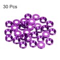 thumbnail image 3 of Unique Bargains Lot de 30 Rondelles à Encastrer M5 en Alliage d'Aluminium Anodisé, Violet, 3 of 4