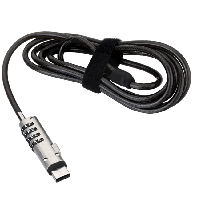 10X 4 Digital Universal Lock USB Laptop Security Cable Lock for Computer
