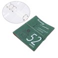 thumbnail image 4 of Premium Leather 52 Week Challenge Book, Cash Envelopes Transparent PP Film Money Saving Planner Book for Couples, Families, 4 of 7