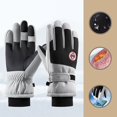 thumbnail image 4 of Winter Gloves Women Men Ski Gloves Thermal Warm Windproof Rainproof Cold Proof Ski Riding Warm Gloves Perfect for Cycling Running Hiking Freezer Work and Daily Activities, 4 of 4