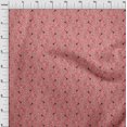 thumbnail image 3 of oneOone Velvet Dark Peach Orange Fabric Geometric Sewing Craft Projects Fabric Prints By Yard 58 Inch Wide-J62, 3 of 5