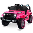 thumbnail image 1 of Alician 12V Kids Ride on Truck Car4 Wheeler Electric Vehicles with Remote ControlSpring Suspension3 SpeedsLED Lights Music MP3 Battery Powered Ride on Toy, 1 of 6