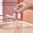 thumbnail image 4 of Yiteos Kitchen Cups, Infusifie Tea Infuser (Three Capacities) Double Layer Insulated Tea and Water Separator Cup Portable Tea Water Separation Tea Cup with 304 Stainless Filter For Loose Tea, 4 of 9